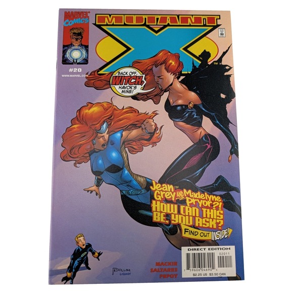 Marvel Other - Mutant X 20 2000 Marvel Comics Jean Grey Madelyne Pryor Direct Edition